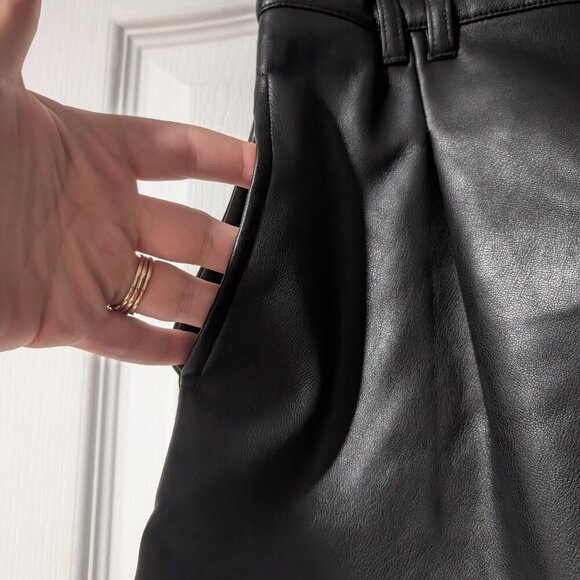 FP We The Free | Free Reign Faux Leather Short In Black - Picture 10 of 12